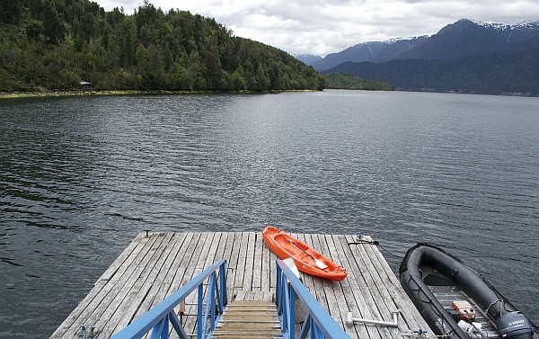 puyahuapi chile along the Carretera Austral