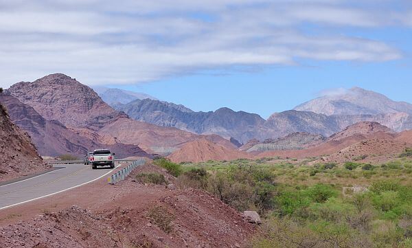 scenic drive in South America